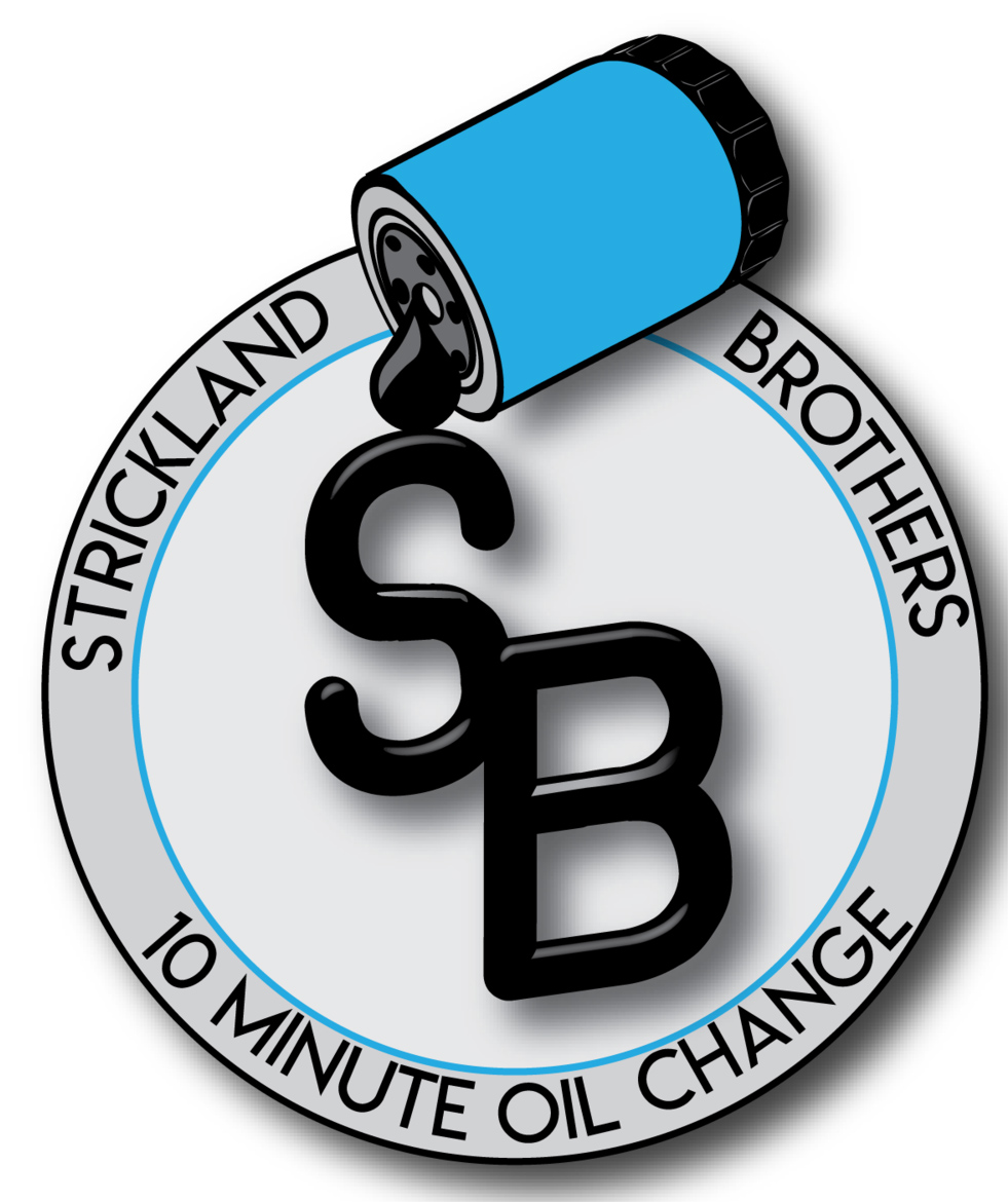 Strickland Brothers Oil Change Logo