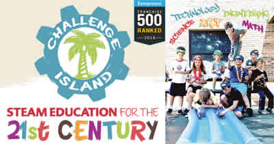 FranNet Verified Brand - Challenge Island Logo