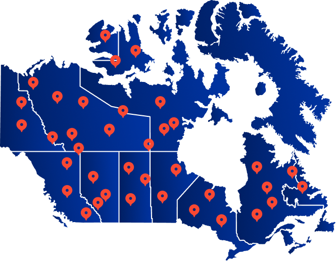 Canadian locations